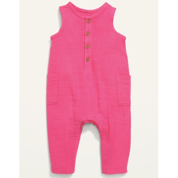 Old Navy Baby Girl Dress & Henley One-Piece - Pink - Picture 4 of 10